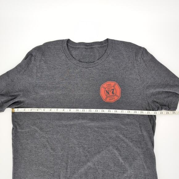 Jack Daniel's Tennessee Fire Whiskey Fireman's Unisex T-shirt/Tee - Size L - GUC - Picture 8 of 11